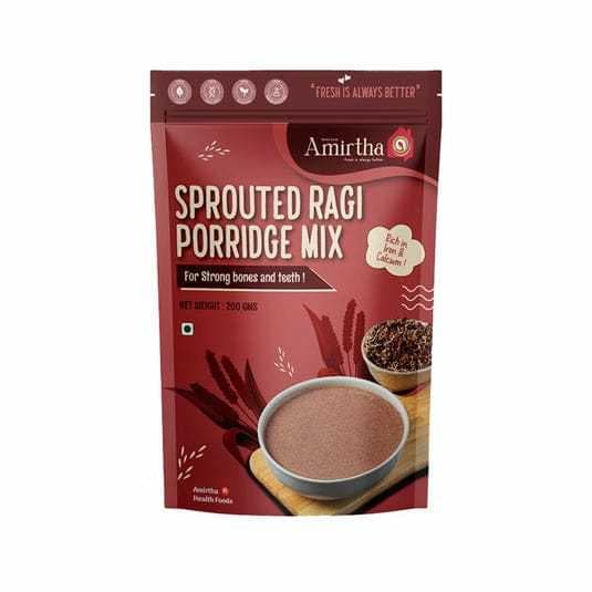 Sprouted Ragi Porridge Mix - Image 1